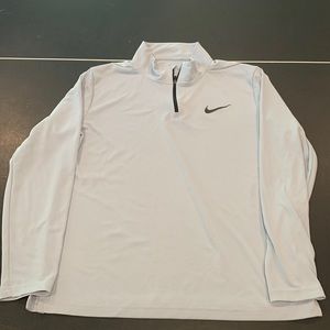 Nike, Dry Fit, Light Blue Men’s Large Quarter-Zip
